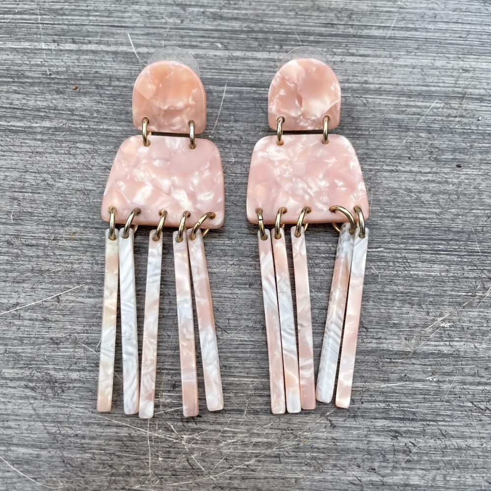 Elle Sadoughi Ear Angelica Short Geo earrings.